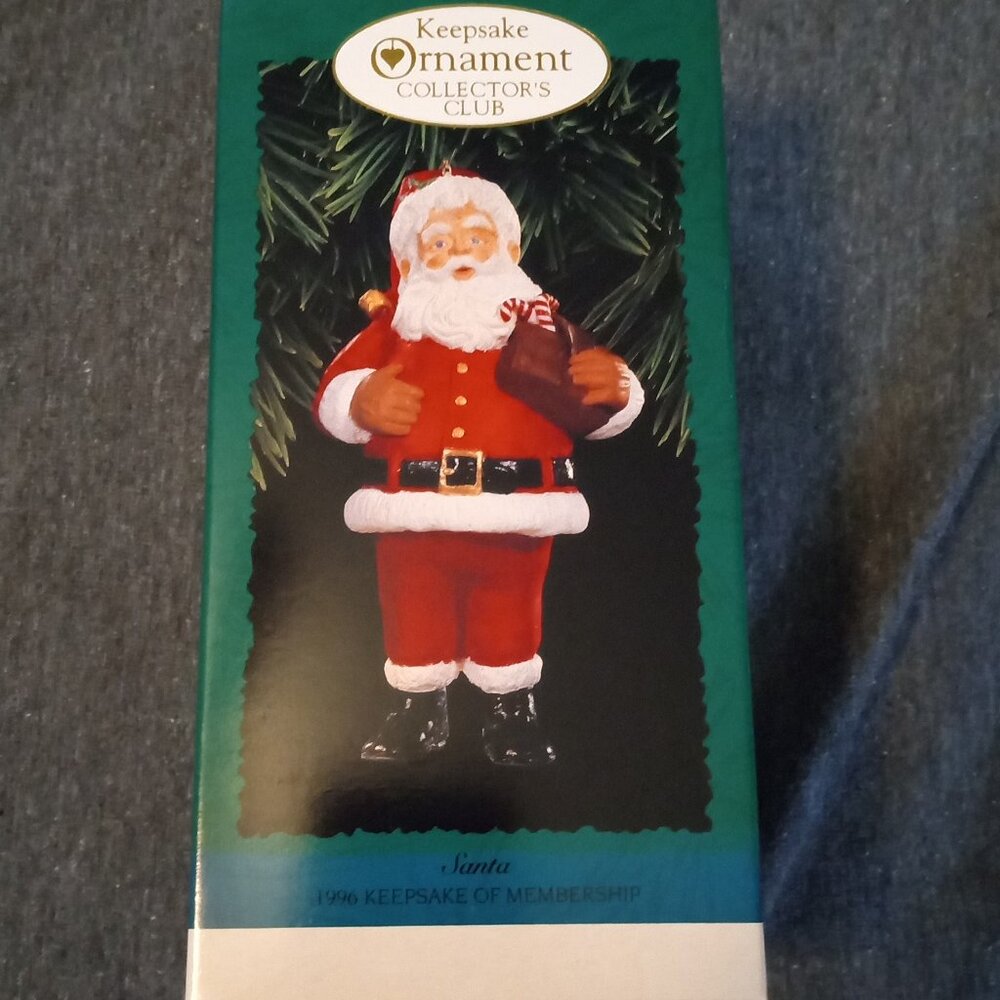 Hallmark Keepsake Santa ornament 1996